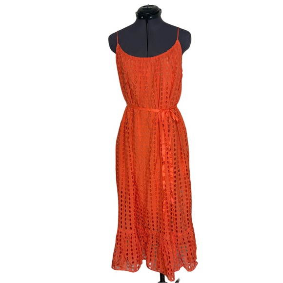 J. Crew Oval Eyelet Midi Dress NWT - Picture 4 of 10